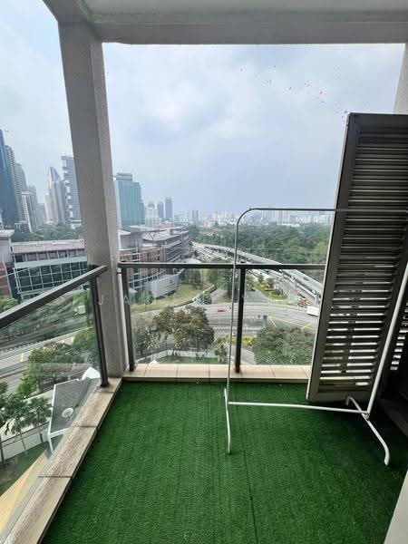 Kediaman Servis untuk Disewa di 231 TR Serviced Suite - Jaden Yap - Balcony - PropertyGuru.com.my