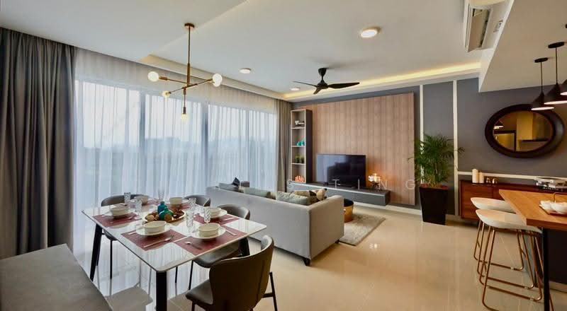 Condominium for Sale at RIA Sunsuria - Charles Ting - Living Room - PropertyGuru.com.my