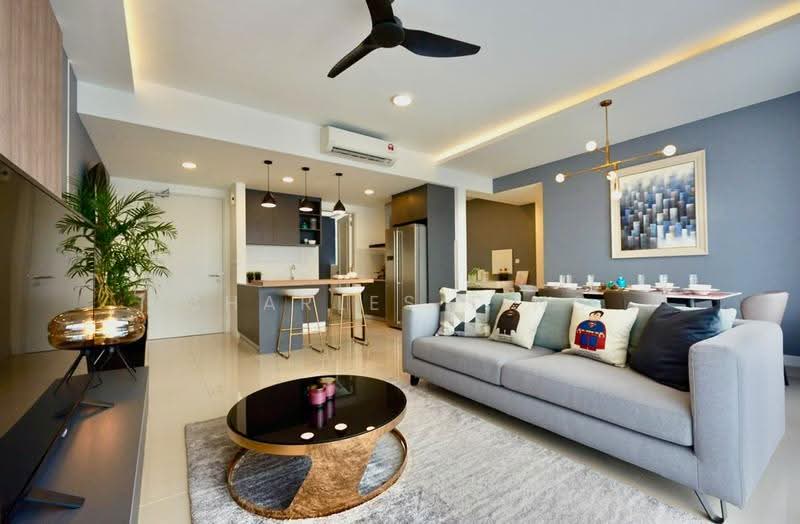 Condominium for Sale at RIA Sunsuria - Charles Ting - Living Room - PropertyGuru.com.my