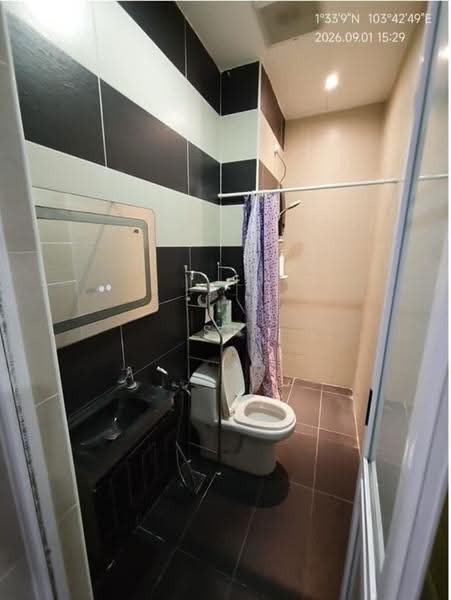Service Residence for Rent at D'Secret Garden (Pangsapuri Kempas Indah) - SJ CHAN - Bathroom - PropertyGuru.com.my