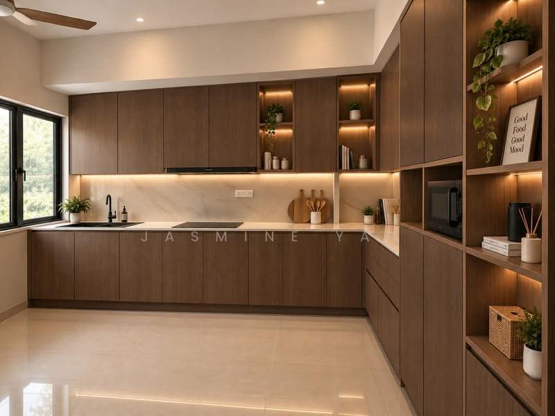 Rumah Berkembar untuk Disewa di Bandar Kinrara Seksyen 1 (Bandar Kinrara) - Jasmine Yap - Kitchen - PropertyGuru.com.my