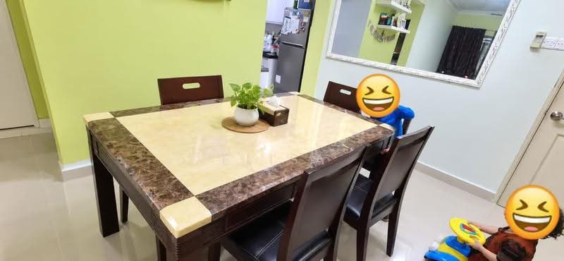 Kondominium untuk Disewa di Alpha Villa - Elisa . - Dining Room - PropertyGuru.com.my