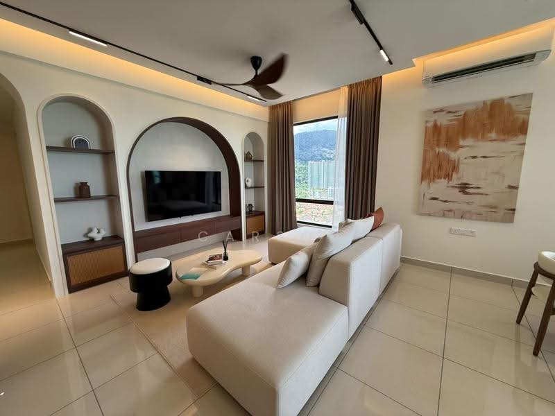 Kondominium untuk Dijual di The Marin at Ferringhi - Carson Chuah - Living Room - PropertyGuru.com.my