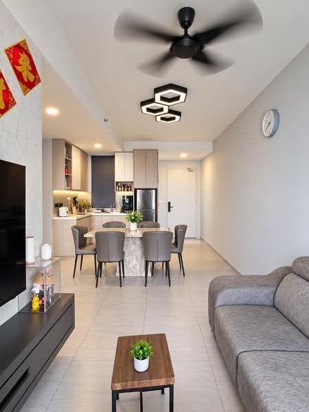 Service Residence for Rent at SUNSURIA FORUM SERVICED APARTMENT - Rachel Too - Living Room - PropertyGuru.com.my