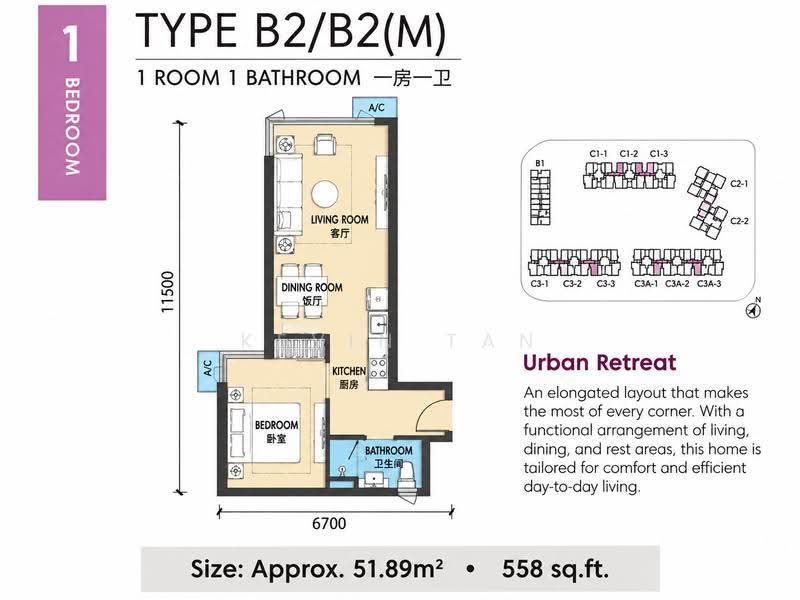 Pangsapuri untuk Dijual di R&F Princess Cove Phase 3-New Casa Suites - Kevin Tan - PropertyGuru.com.my