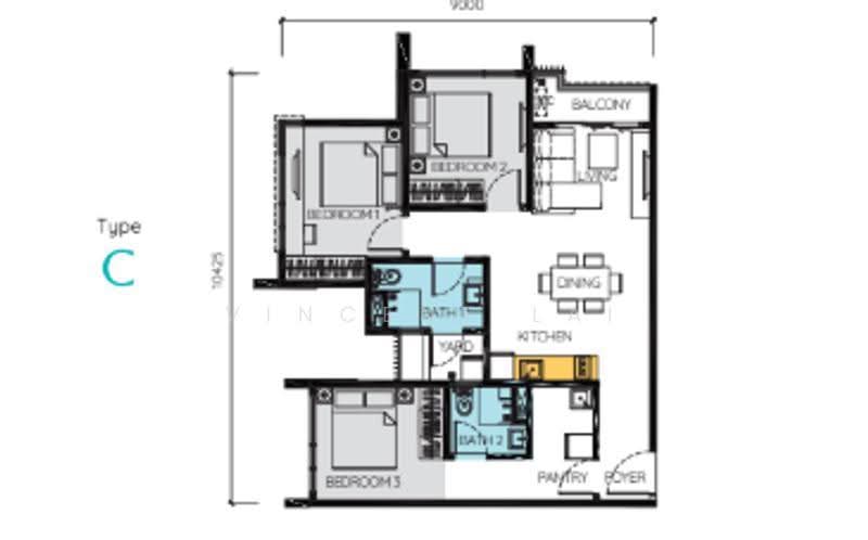 Kediaman Servis untuk Dijual di The Address @ Maxim Pelangi - Vincent Lai - PropertyGuru.com.my
