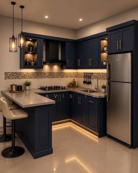Service Residence for Sale at Four Seasons Place - Travis Tan - Kitchen - PropertyGuru.com.my
