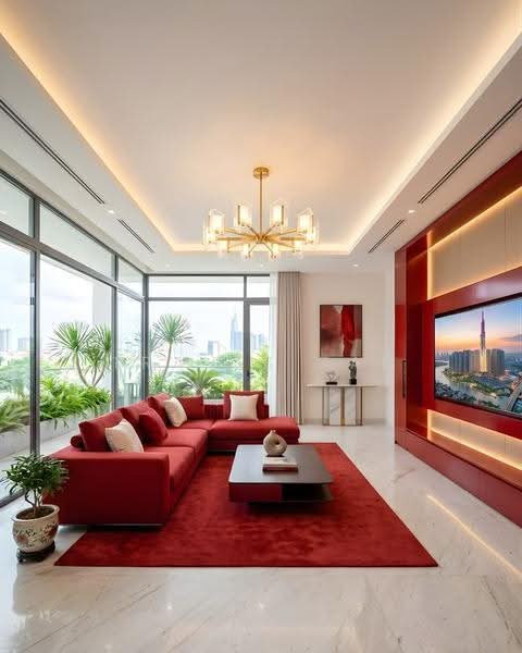 Service Residence for Sale at Four Seasons Place - Travis Tan - Living Room - PropertyGuru.com.my