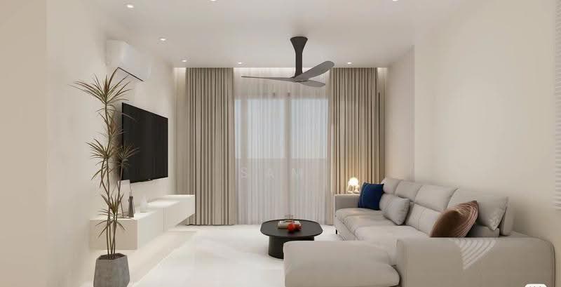 Service Residence for Sale at The Tropika - Sam Chock - Living Room - PropertyGuru.com.my
