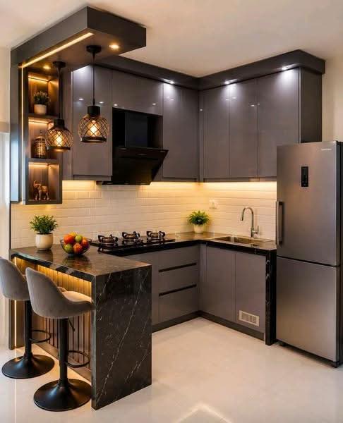 Service Residence for Sale at The Ritz-Carlton Residences - Travis Tan - Kitchen - PropertyGuru.com.my