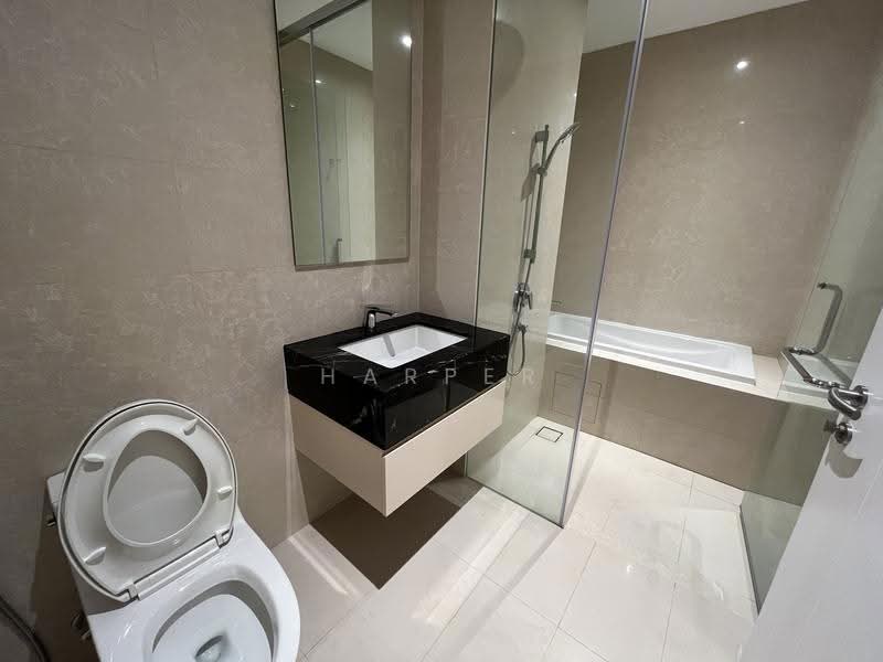 Service Residence for Rent at Pavilion Ceylon Hill - Harper Tan - Bathroom - PropertyGuru.com.my