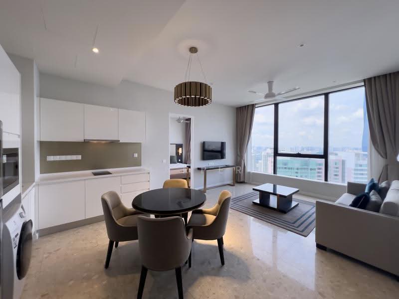 Service Residence for Rent at Pavilion Residences - Harper Tan - Living Room - PropertyGuru.com.my