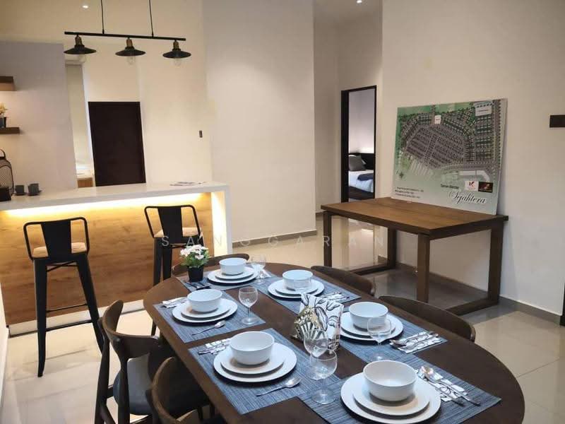 Semi-Detached House for Sale in Rumah Berkembar Setingkat (Type B) di Pokok Sena (Pokok Sena) - Sanggaran Muniandy - Dining Table - PropertyGuru.com.my