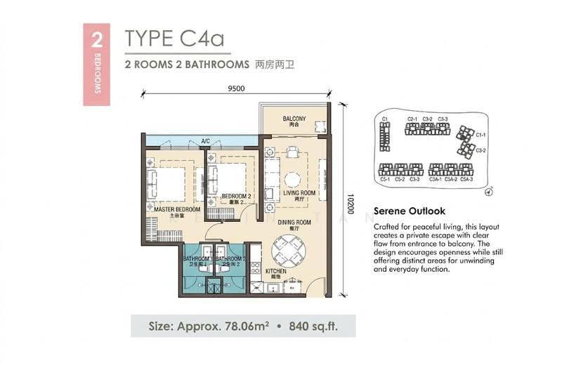Pangsapuri untuk Dijual di R&F Princess Cove Phase 3-New Casa Suites - Kevin Tan - PropertyGuru.com.my