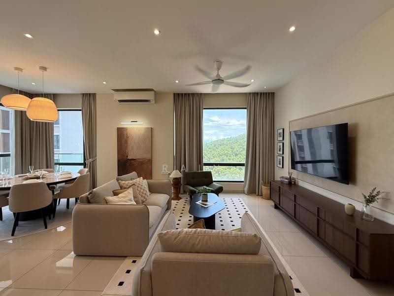 Kondominium untuk Dijual di The Marin at Ferringhi - Rain Yu - Living Room - PropertyGuru.com.my