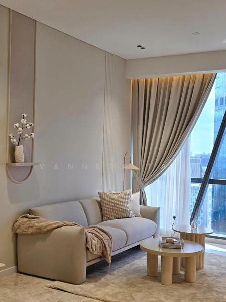 Kediaman Servis untuk Disewa di SO Sofitel Kuala Lumpur Residences - Vannesa Tay - Living Room - PropertyGuru.com.my