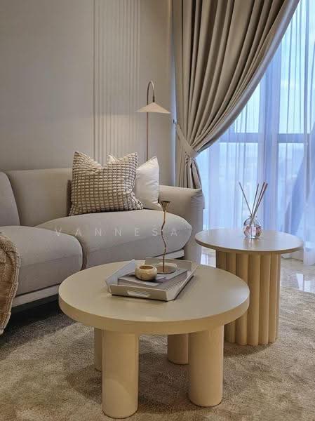 Kediaman Servis untuk Disewa di SO Sofitel Kuala Lumpur Residences - Vannesa Tay - Living Room - PropertyGuru.com.my
