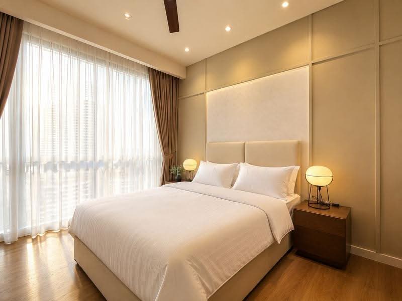Kediaman Servis untuk Disewa di SO Sofitel Kuala Lumpur Residences - Vannesa Tay - Bedroom - PropertyGuru.com.my