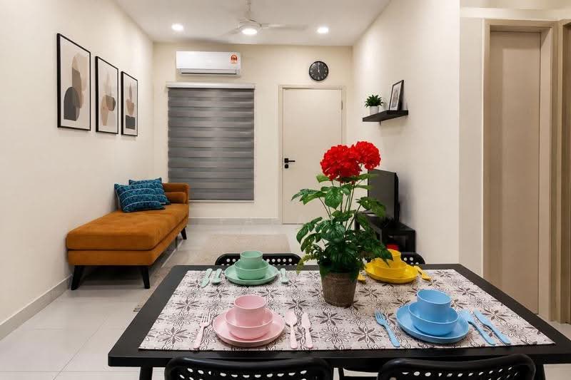 Kediaman Servis untuk Disewa di Eco Sky - Farah Hanan - Living Room - PropertyGuru.com.my