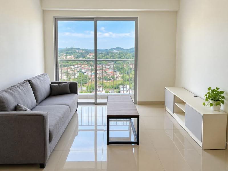 Service Residence for Rent at Prestige Residence - Farah Hanan - Living Room - PropertyGuru.com.my