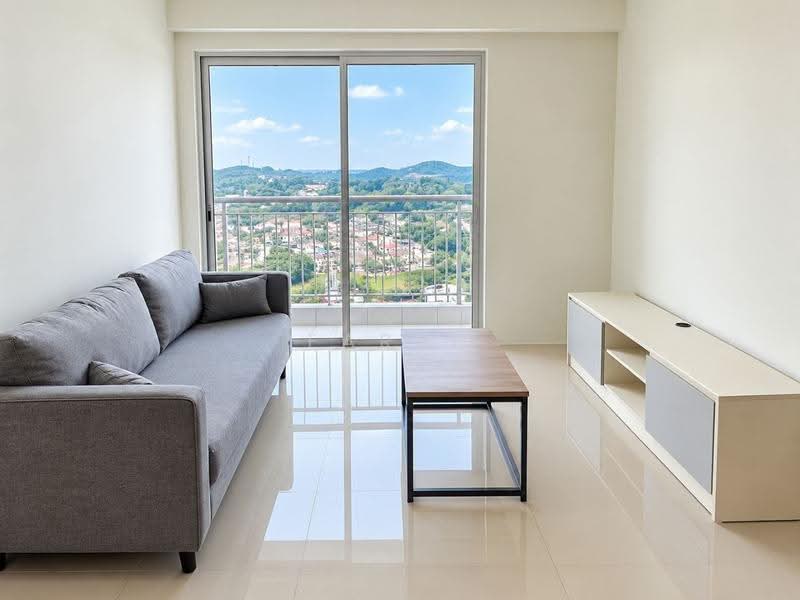 Service Residence for Rent at Prestige Residence - Farah Hanan - Living Room - PropertyGuru.com.my