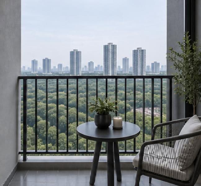 Service Residence for Sale at Cybersquare - Xin Nee - Balcony - PropertyGuru.com.my