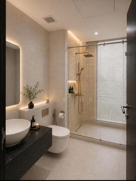 Service Residence for Rent at One Residency - CY Khoo - Bathroom - PropertyGuru.com.my