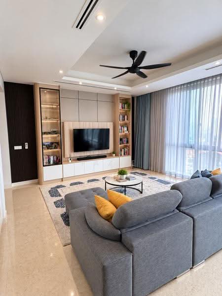 Condominium for Rent at Capella Embassy (D'Rapport Residences) - Fazie Noor - Living Room - PropertyGuru.com.my