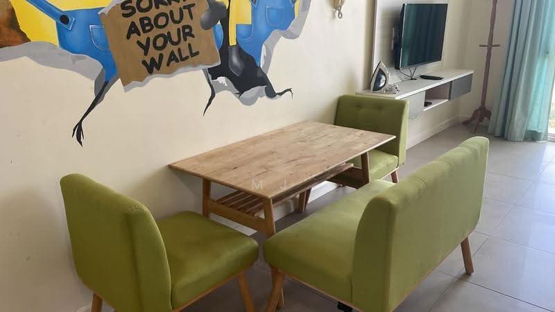 Kediaman Servis untuk Disewa di Afiniti Residences - MJ Lai - Living Room - PropertyGuru.com.my