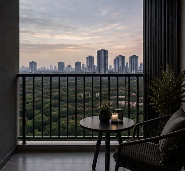 Kediaman Servis untuk Dijual di Centrus Soho - Xin Nee - Balcony - PropertyGuru.com.my