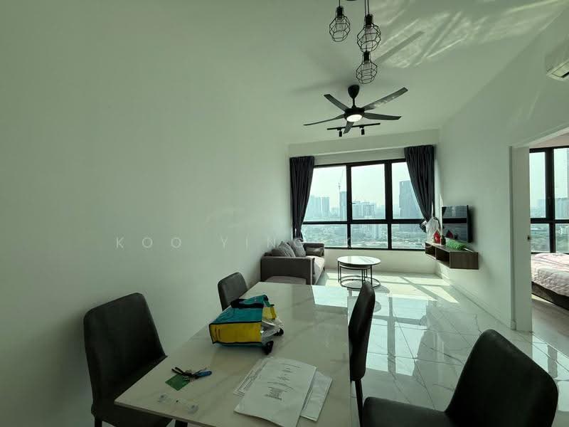 Kediaman Servis untuk Disewa di Cubic Botanical - Koo Ying Kang - Living Room - PropertyGuru.com.my