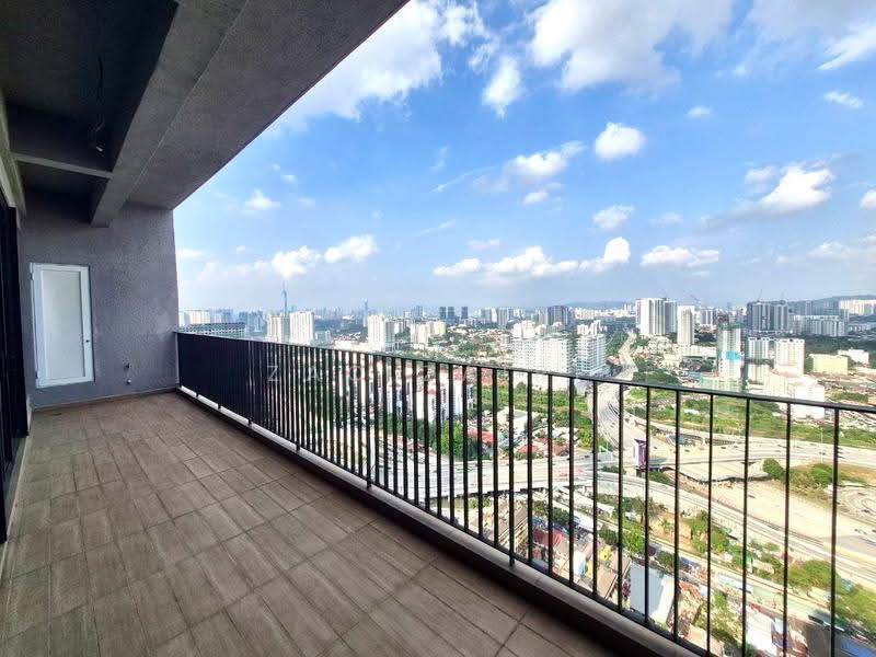 Service Residence for Sale at Cubic Botanical - Zac Zairi - Balcony - PropertyGuru.com.my