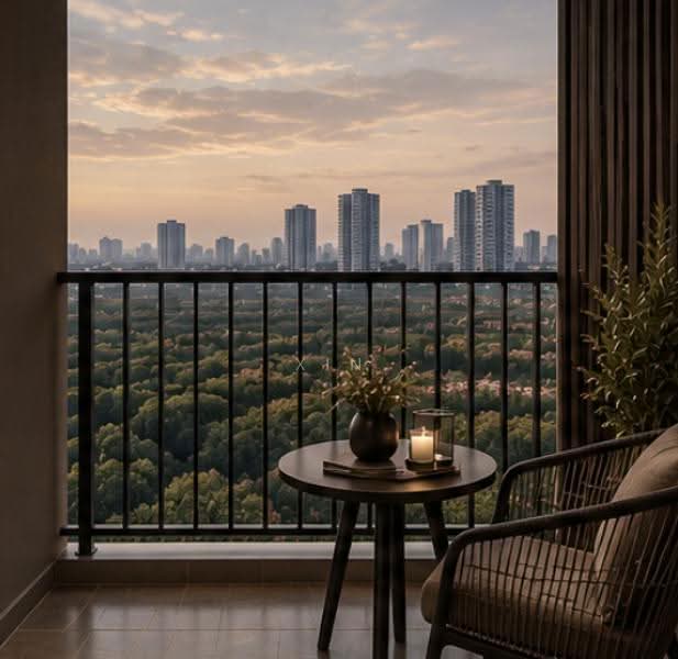 Service Residence for Sale at HYVE - Xin Nee - Balcony - PropertyGuru.com.my