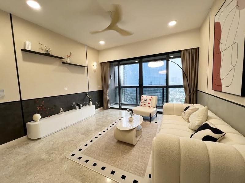 Service Residence for Rent at TRX Residences - Agnes Yan - Living Room - PropertyGuru.com.my
