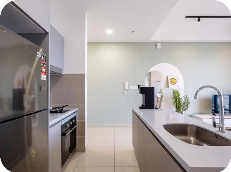 Service Residence for Sale at Trion @ KL - Man Tan - Kitchen - PropertyGuru.com.my