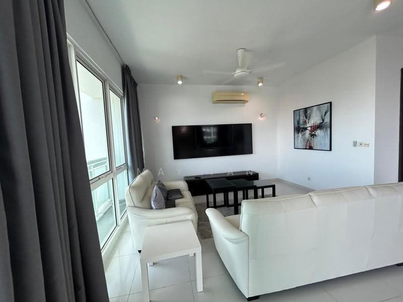 Kondominium untuk Disewa di Gurney Paragon - May Tan - Living Room - PropertyGuru.com.my