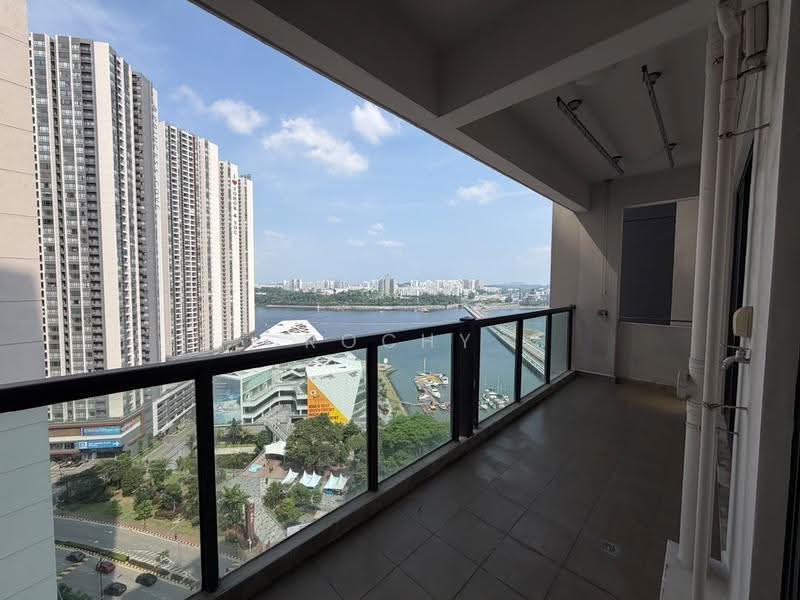 Kediaman Servis untuk Dijual di R&F Princess Cove Phase 1 - Rochy Ng - Balcony - PropertyGuru.com.my