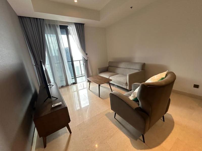Kediaman Servis untuk Disewa di Marriott Residence @ Gurney - May Tan - Living Room - PropertyGuru.com.my