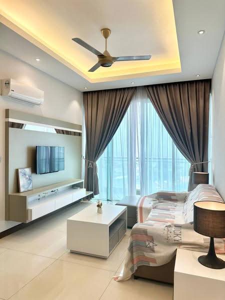Service Residence for Rent at Paragon Suites @ CIQ - Alex How - Living Room - PropertyGuru.com.my