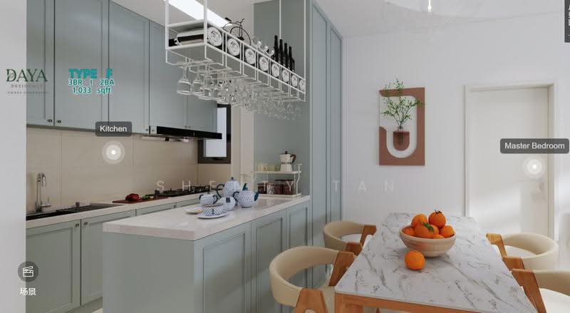 Condominium for Sale at Residensi Daya - Shenty Tan - Kitchen - PropertyGuru.com.my