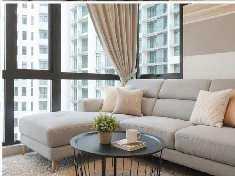 Service Residence for Rent at Wave @ Marina Cove - Sq Lim - Living Room - PropertyGuru.com.my