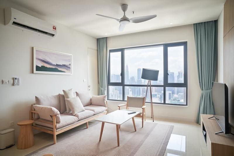 Kediaman Servis untuk Disewa di Mitsui Serviced Suites - Annie Chong - Living Room - PropertyGuru.com.my