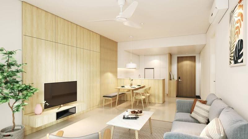 Kediaman Servis untuk Disewa di Mitsui Serviced Suites - Annie Chong - Living Room - PropertyGuru.com.my