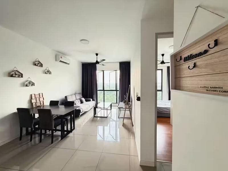 Kediaman Servis untuk Disewa di The Clio 2 Residences - Leon Kwan - Living Room - PropertyGuru.com.my