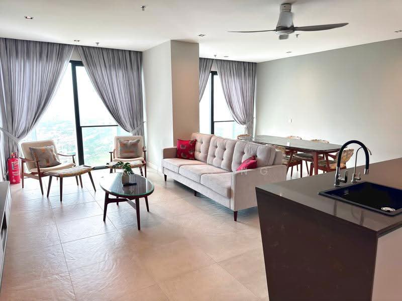 Kediaman Servis untuk Dijual di Lumi Tropicana Serviced Residence - Kelvin Ng - Living Room - PropertyGuru.com.my