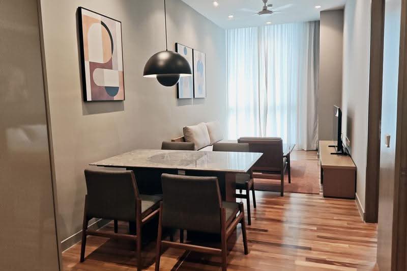 Service Residence for Rent at Conlay - Jannah Ali - Living Room - PropertyGuru.com.my