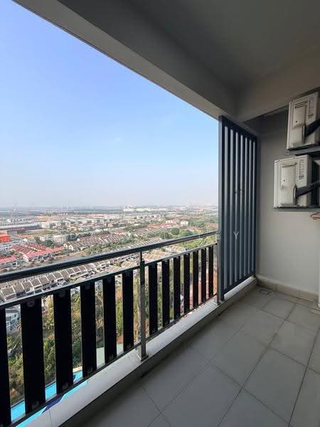 Service Residence for Rent at D'Secret Garden (Pangsapuri Kempas Indah) - Daniel Tey - Balcony - PropertyGuru.com.my
