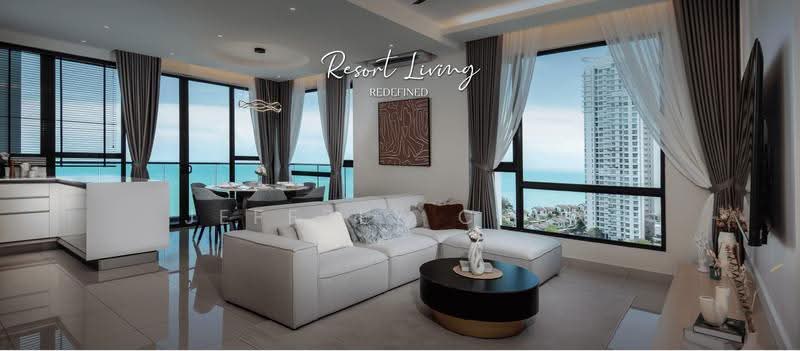 Kondominium untuk Dijual di The Marin at Ferringhi - Jeffrey Chan - Living Room - PropertyGuru.com.my