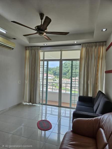 Kondominium untuk Disewa di Regency Heights Condo - Cy Issac Lee - Living Room - PropertyGuru.com.my