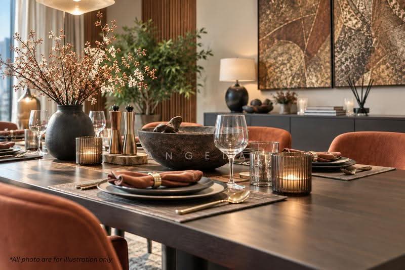 Kediaman Servis untuk Dijual di The Ritz-Carlton Residences - Angela Lee - Dining Room - PropertyGuru.com.my